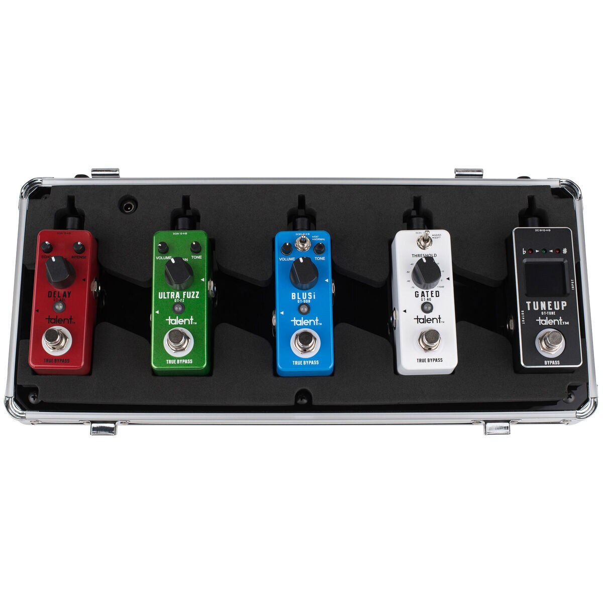 Talent GTPDBD Guitar Mini FX Pedal Board Holds up to 5 Mini Pedals